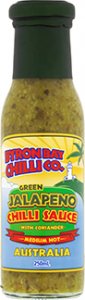 Byron Bay Green Jalapeno Chilli Sauce - 250ml